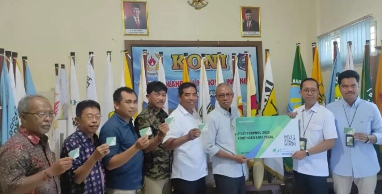 Atlet, Pelatih dan Pengurus KONI Kota Tegal Masuk Program BPJamsostek