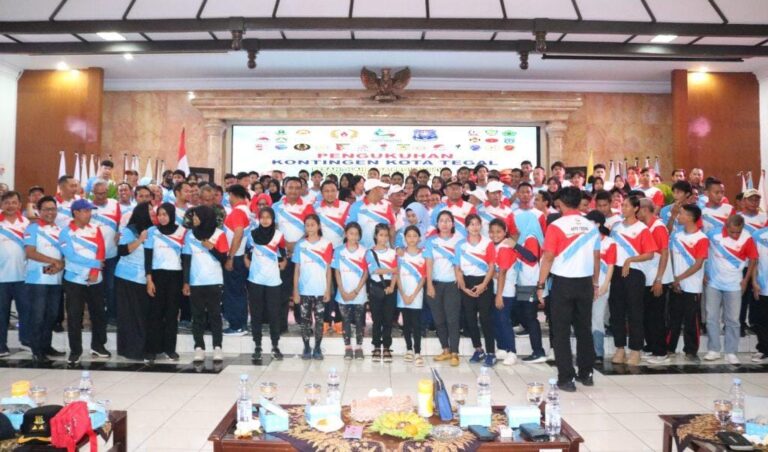 Wali Kota Kukuhkan 113 Atlet Kontingen Kota Tegal untuk Porprov Jateng 2023