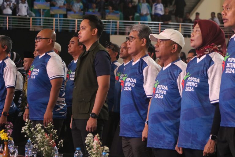 Pj Wali Kota Tegal Hadiri Pembukaan Popda Jateng 2024
