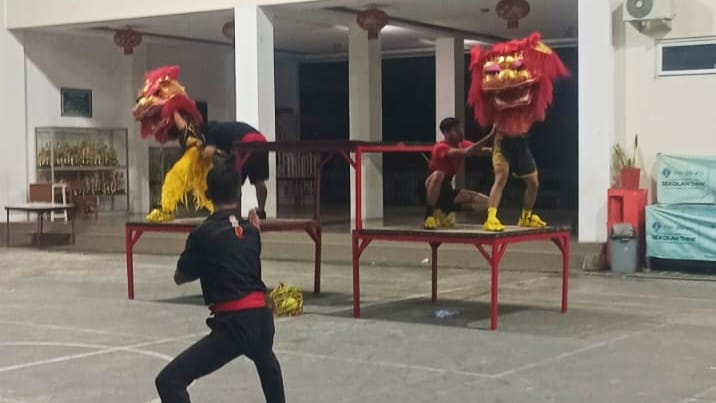 KONI Kota Tegal Dampingi Tim Barongsai Wakili Indonesia di Kejuaraan Internasional Hainan