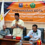 Amirudin Pimpin Kembali Perpani Kota Tegal 2026-2030