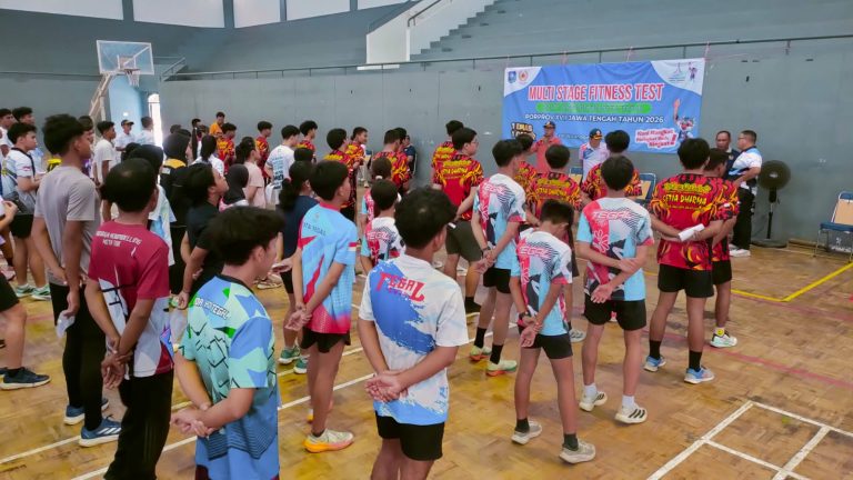 KONI Kota Tegal Gelar Tes Kebugaran Atlet Menuju Porprov Jateng 2026