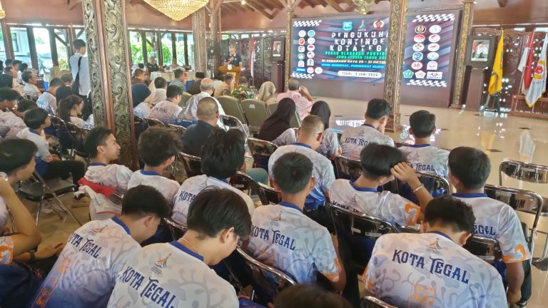 KONI Kota Tegal Kukuhkan Kontingen Porprov Jateng XVII Tahun 2026